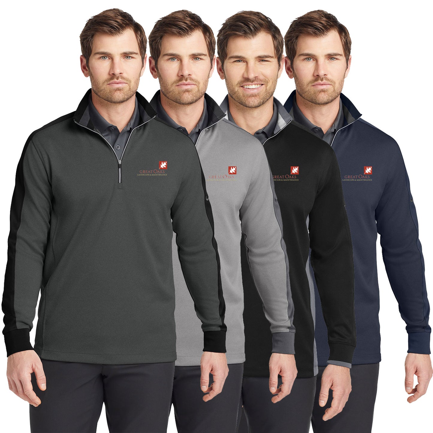 Men's Nike Golf Dri-FIT 1/2-Zip Cover-Up Shirt